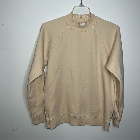 Fabletics James Long-Sleeve Pullover Butter Yellow Size Small - Picture 12 of 12